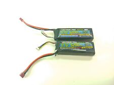 2x Common Sense RC Lectron Pro 11.1v 3s 5200mah 50c Paquete de baterías LiPo con decanos segunda mano  Embacar hacia Argentina
