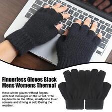 Fingerless gloves black for sale  Shipping to Ireland