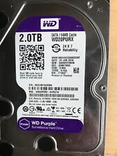 WD Purple 2TB HD, 3,5" (WD20PURX) Testado Funcionando 100%. Perfeito. comprar usado  Enviando para Brazil