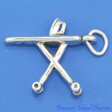 Ironing Board with Iron Steamer 3D 925 Solid Sterling Silver Charm MADE IN USA for sale  Shipping to South Africa