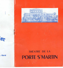 Programme théâtre saint d'occasion  France