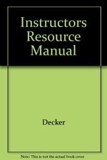 Instructors resource manual for sale  UK