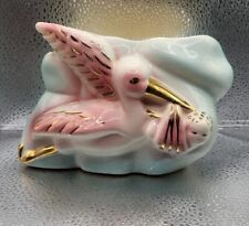 Vintage ceramic stork for sale  Akron