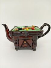 MOKA Pool/Snooker Table Teapot Vintage Rare Unique Collectors Pre Owned  for sale  Shipping to South Africa
