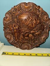 wood carved wall art germany for sale  Elma