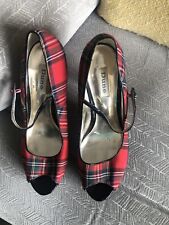 Tartan court shoes7 for sale  TORQUAY