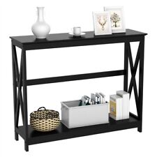 Black console table for sale  IPSWICH