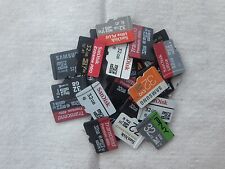 Lote de 10 tarjetas de memoria micro sd sdhc mixtas de 32 GB tarjetas TF, usado segunda mano  Embacar hacia Argentina