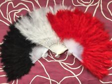 Feather hand fans for sale  LONDON