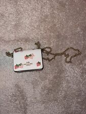 Coach leather strawberries for sale  Colorado Springs