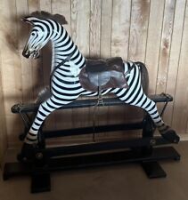 Traditional wooden zebra for sale  OXFORD