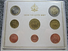 Vatikan kursmünzensatz 2005 gebraucht kaufen  Norderstedt