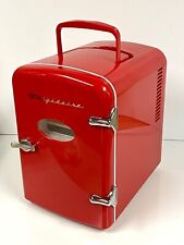 FRIGIDAIRE Retro 6 Can Mini Beverage/Skincare Coolers /Model EFMIS121 /Red for sale  Shipping to South Africa