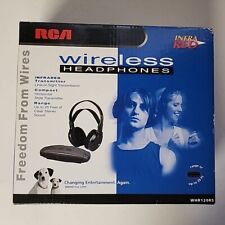 New RCA Wireless Headphones Infrared #WHR120RS Open Box in Plastic Unused for sale  Shipping to South Africa