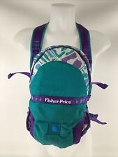 Vintage 1994 Fisher Price Baby Carrier Wearing Flip Backpack Sling Hiking 90s for sale  Shipping to South Africa