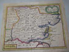 1695 handcoloured map for sale  NORTHWICH