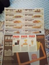 Burger king coupons for sale  Gaffney