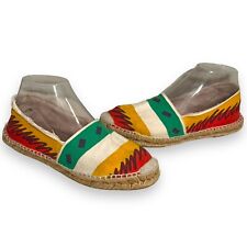 Sapatos femininos Biarritz espadrille tecido multicolorido sola de corda Espanha tamanho 7 comprar usado  Enviando para Brazil