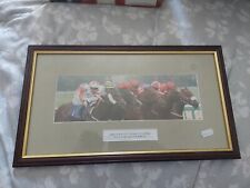 Framed Photograph 5-Way Horse Race Photo Finish @ Ayr for sale  WHITEHAVEN