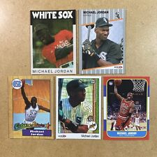 Lote 5 cartões de beisebol de basquete Michael Jordan Bulls White Sox cabra rara HOF, usado comprar usado  Enviando para Brazil
