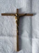 Crucifix laiton christ d'occasion  France