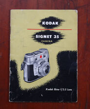 KODAK SIGNET 35 INSTRUCTION BOOK, 1953/cks/211726, used for sale  Shipping to South Africa