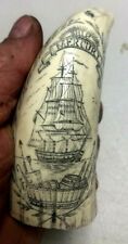 Scrimshaw sperm whale for sale  Rising Fawn