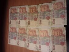 Banconote 1000 lire usato  Caltagirone