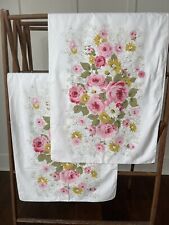 Pillowcases vintage rose for sale  Shipping to Ireland