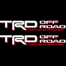 Toyota TRD Off Road 4x4 Tacoma Tundra Red/White Sticker Decal 05 till salu  Toimitus osoitteeseen Sweden