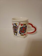Taza de café vintage Westwood King and Queen of Hearts 1993 en muy buen estado taza de té, usado segunda mano  Embacar hacia Argentina