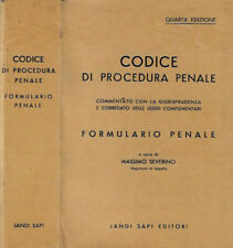 Codice procedura penale usato  Italia