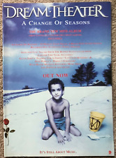 DREAM THEATER - A CHANGE OF SEASONS 1995 Full page UK magazine ad comprar usado  Enviando para Brazil