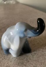 Estatueta rara de elefante Mosser de vidro azul branco escória comprar usado  Enviando para Brazil