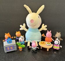Lote Peppa Pig Rebecca Rabbit 8” Pelúcia + 7 Figuras e Acessórios  comprar usado  Enviando para Brazil