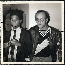 Vintage 1980s Barium Photo 19.5x19.5cm Jean-Michel Basquiat Keith Haring for sale  Shipping to South Africa