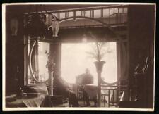 Art Nouveau Photography, Conservatory with Curved Wooden Balustrade , used for sale  Shipping to South Africa