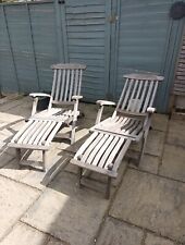 garden lounger wood for sale  PEVENSEY