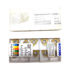 Inserções de metal duro SECO - WNMG080404-MF1, TS2000 - WNMP431-MF1 - Qtd. 10 - NOVO, usado comprar usado  Enviando para Brazil