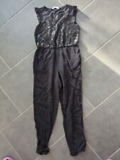 Jumpsuit schwarz pailletten gebraucht kaufen  Hartenstein