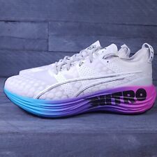 Used, PUMA Forever Run Nitro Sunset Running Shoes Mens 11.5 White Pink Purple Blue for sale  Shipping to South Africa