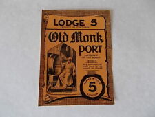 Lodge old monk for sale  EASTBOURNE