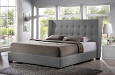 king gray platform bed for sale  Secaucus