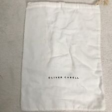 Usado, Bolsa de pó Oliver Cabell branca com cordão retângulo fechado algodão armazenamento férias comprar usado  Enviando para Brazil