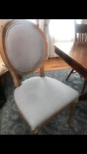 Pair upholstered oval for sale  Glen Ridge