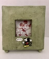 Moldura de gesso 3D Mickey Mouse 7x6,5x1,25” comporta 3” foto Disney comprar usado  Enviando para Brazil