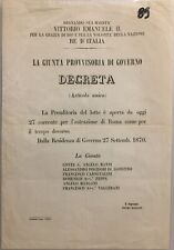 Manifesto viterbo 1870 usato  Viterbo