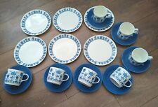 Vintage 1960s Johnson Bros Snowhite Ironstone Tableware 20pc Set Tudor Rose for sale  Shipping to South Africa