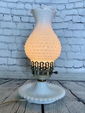 Used, Vintage Hobnail White Milk Glass Lamp Electric Works for sale  Shipping to South Africa