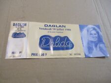 Dalida ticket billet d'occasion  Paris XVIII